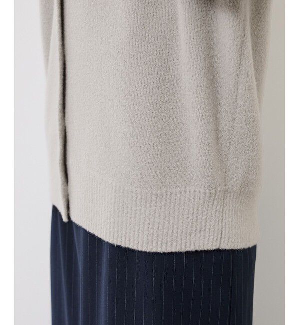 Rope&rsquo;Picnic「【新色追加】スフレニットシリーズ 変形メタルボタンミドル丈カーディガン/イージーケア・リンクコーデ」|カーディガン|