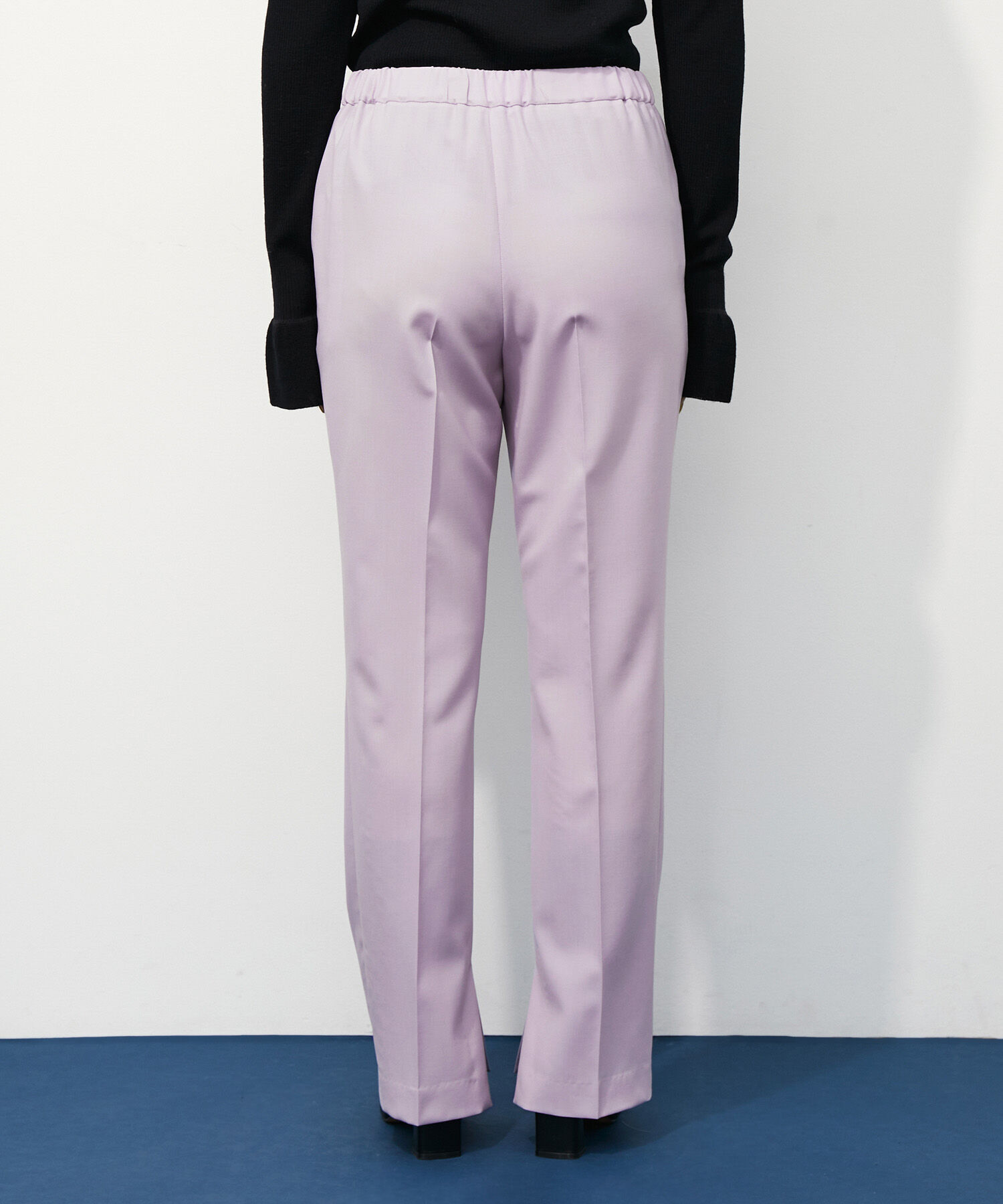 ADAM ET ROPE'「《SETアイテム》インサイドスリットスラックス」|スラックス|