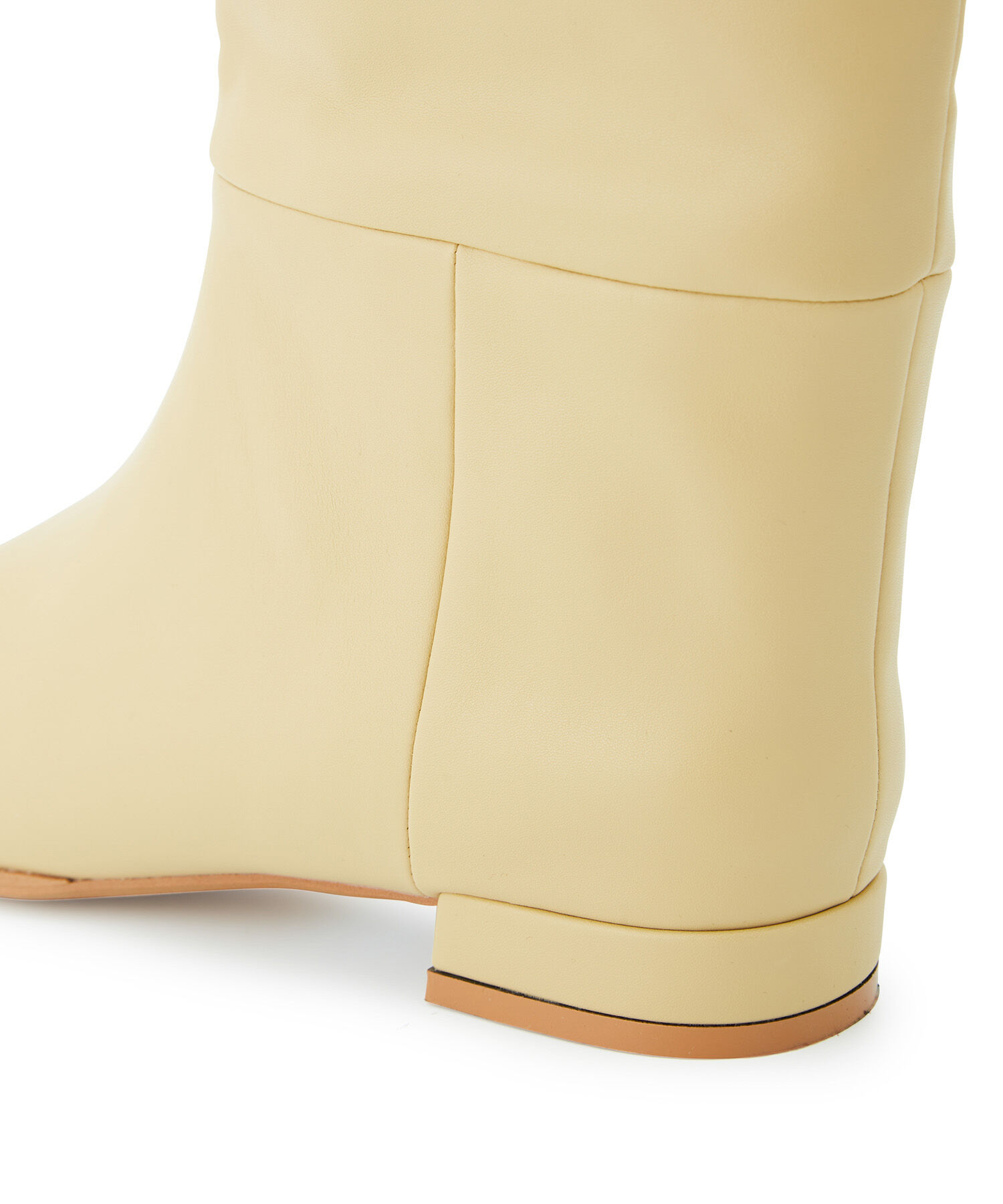 ADAM ET ROPE'「ナロースクエアフラットロングブーツ」|その他|