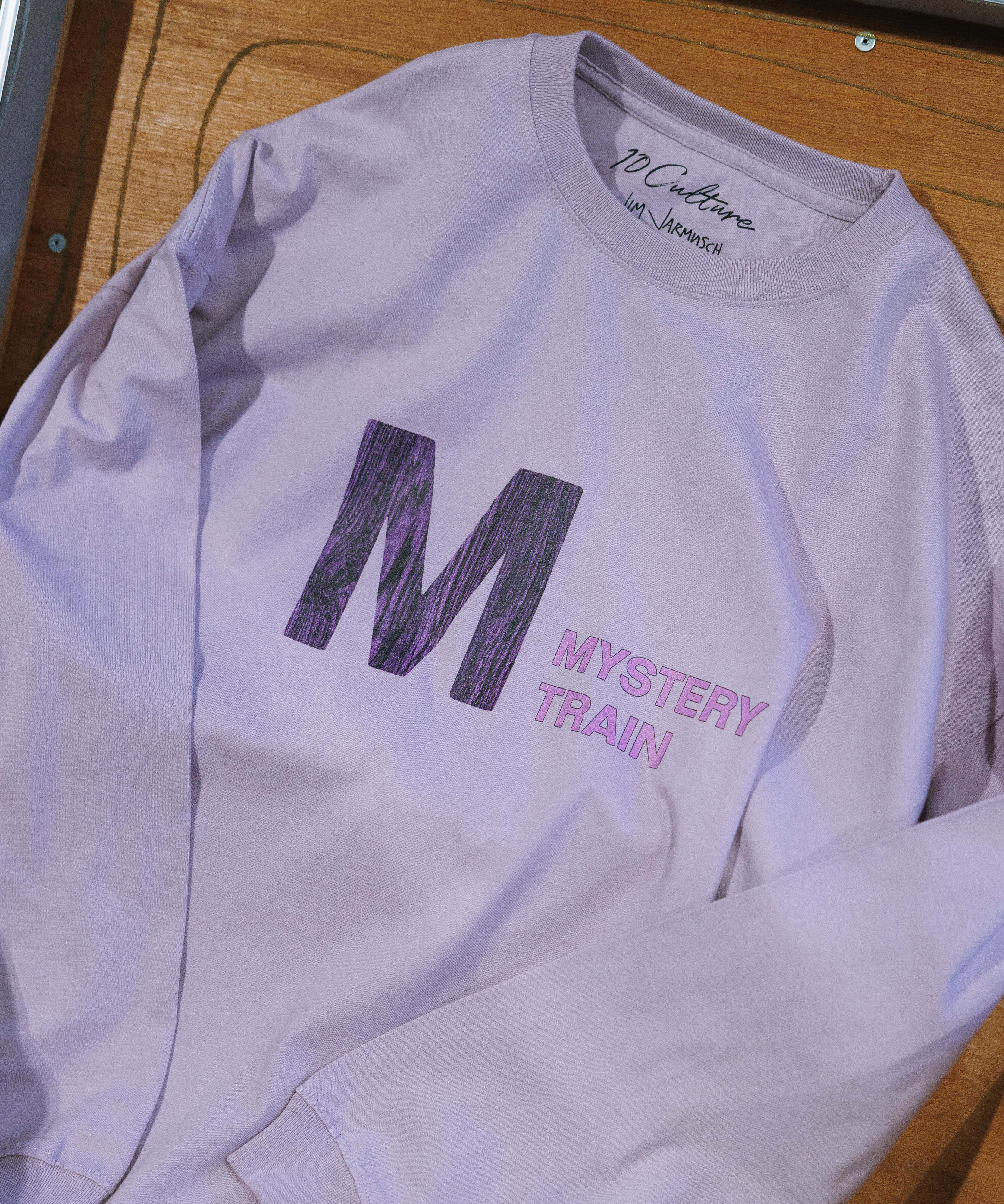 ADAM ET ROPE'「【JIM JARMUSCH &times; 10C】MOVIE TITLE LONG SLEEVE T-SHIRT」|Tシャツ・カットソー|ラベンダー(52)