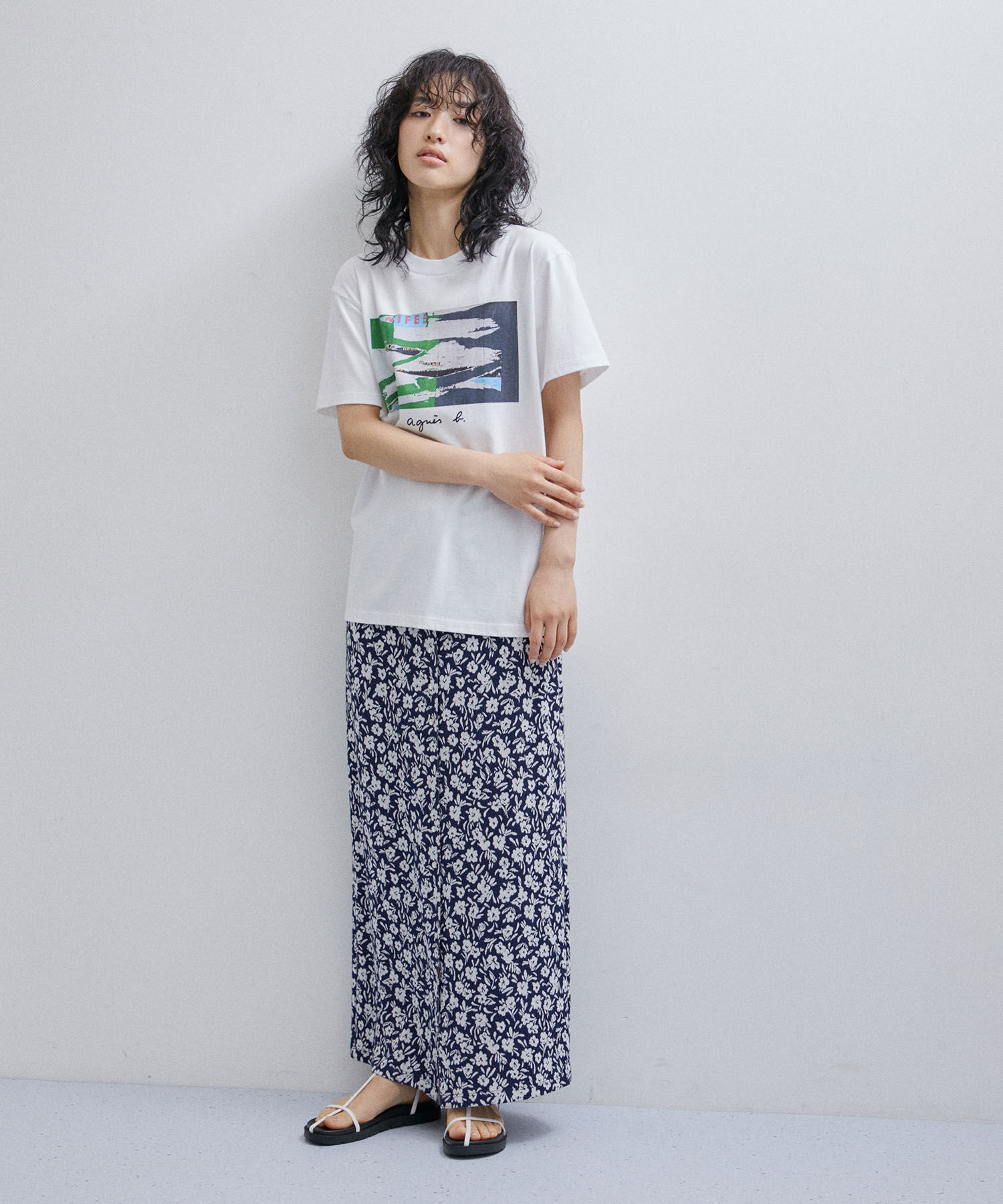 ADAM ET ROPE'「【agnes b. pour ADAM ET ROPE'】PHOTO TEE」|Tシャツ・カットソー|