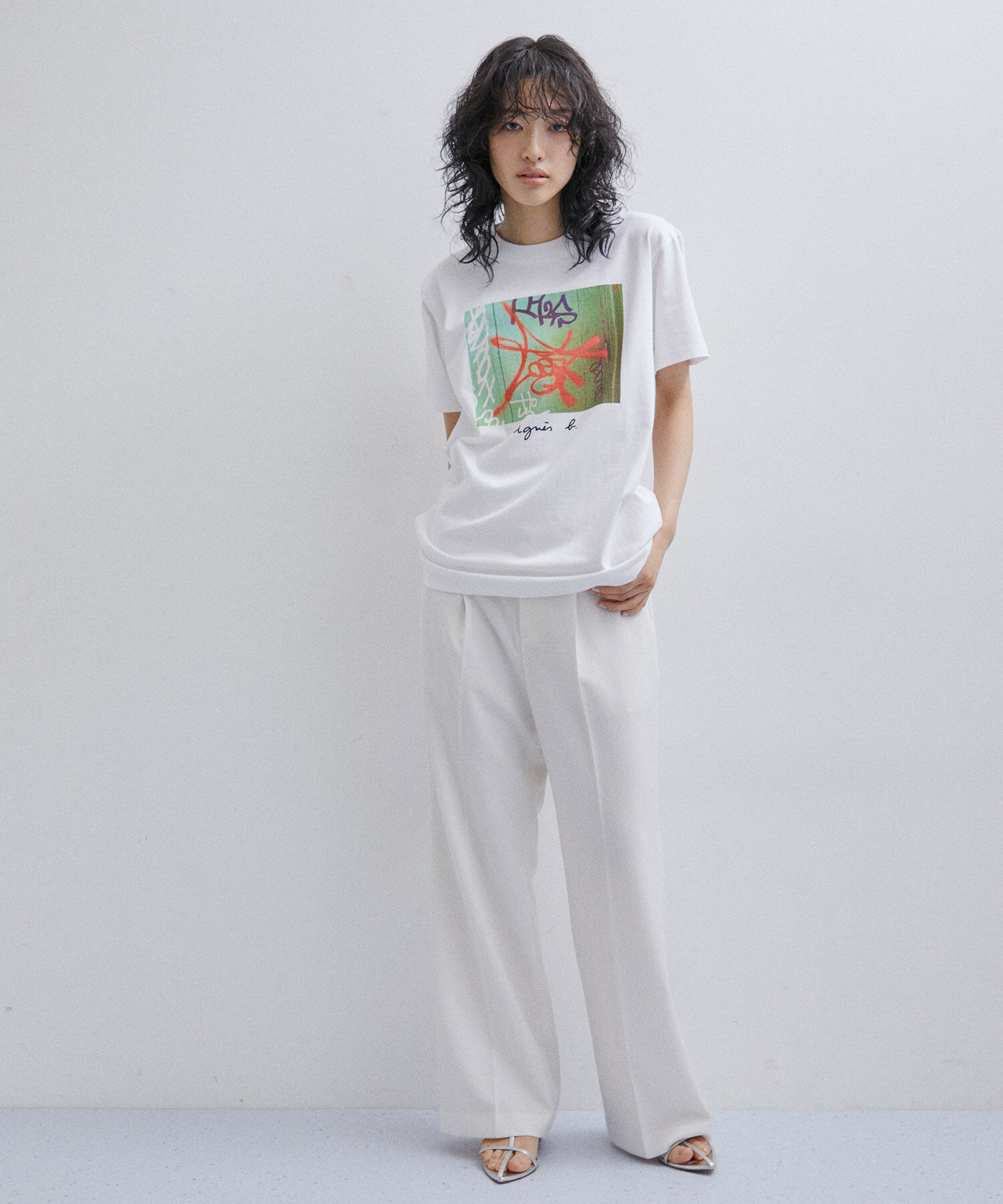 ADAM ET ROPE'「【agnes b. pour ADAM ET ROPE'】PHOTO TEE」|Tシャツ・カットソー|