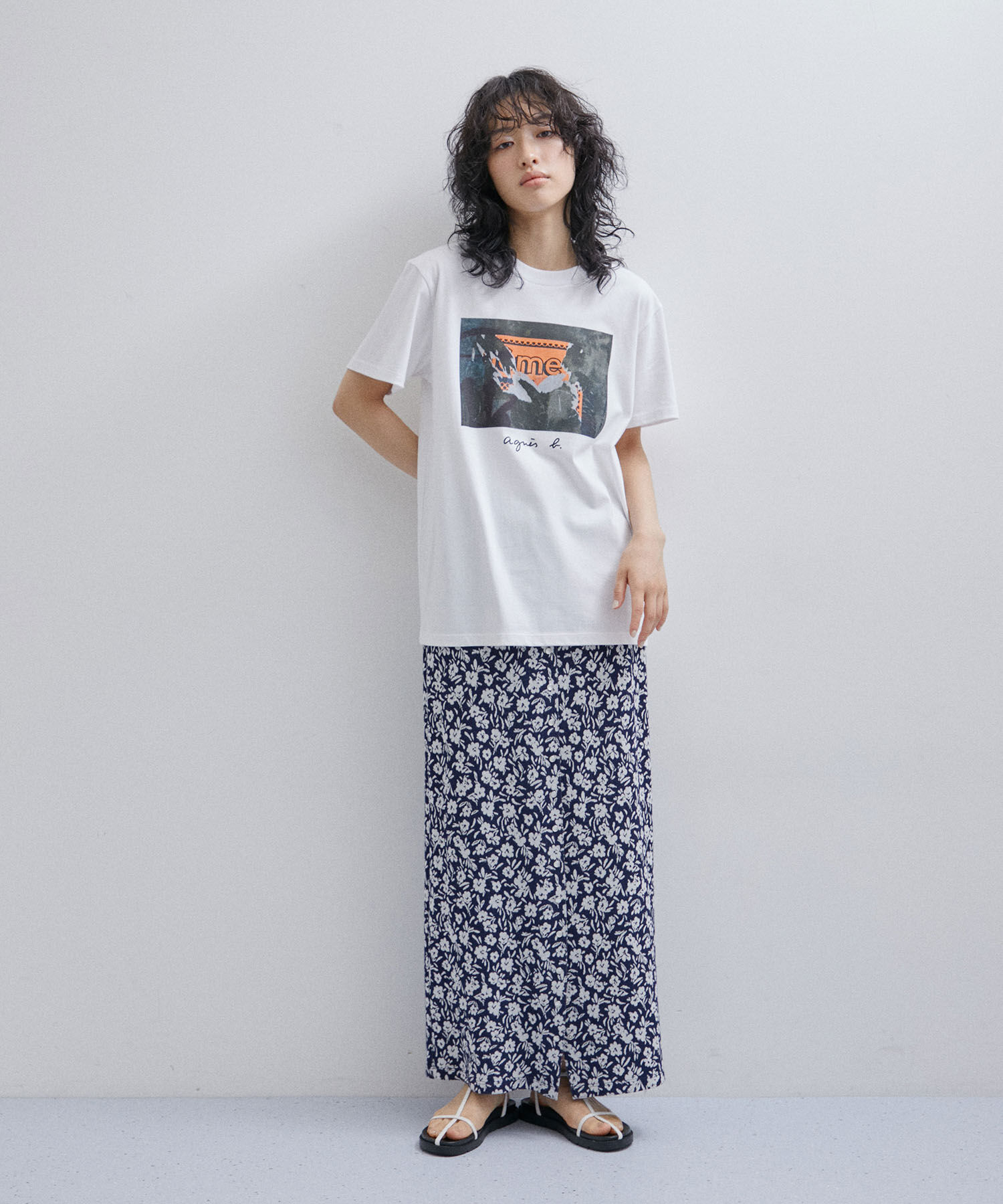 ADAM ET ROPE'「【agnes b. pour ADAM ET ROPE'】PHOTO TEE」|Tシャツ・カットソー|