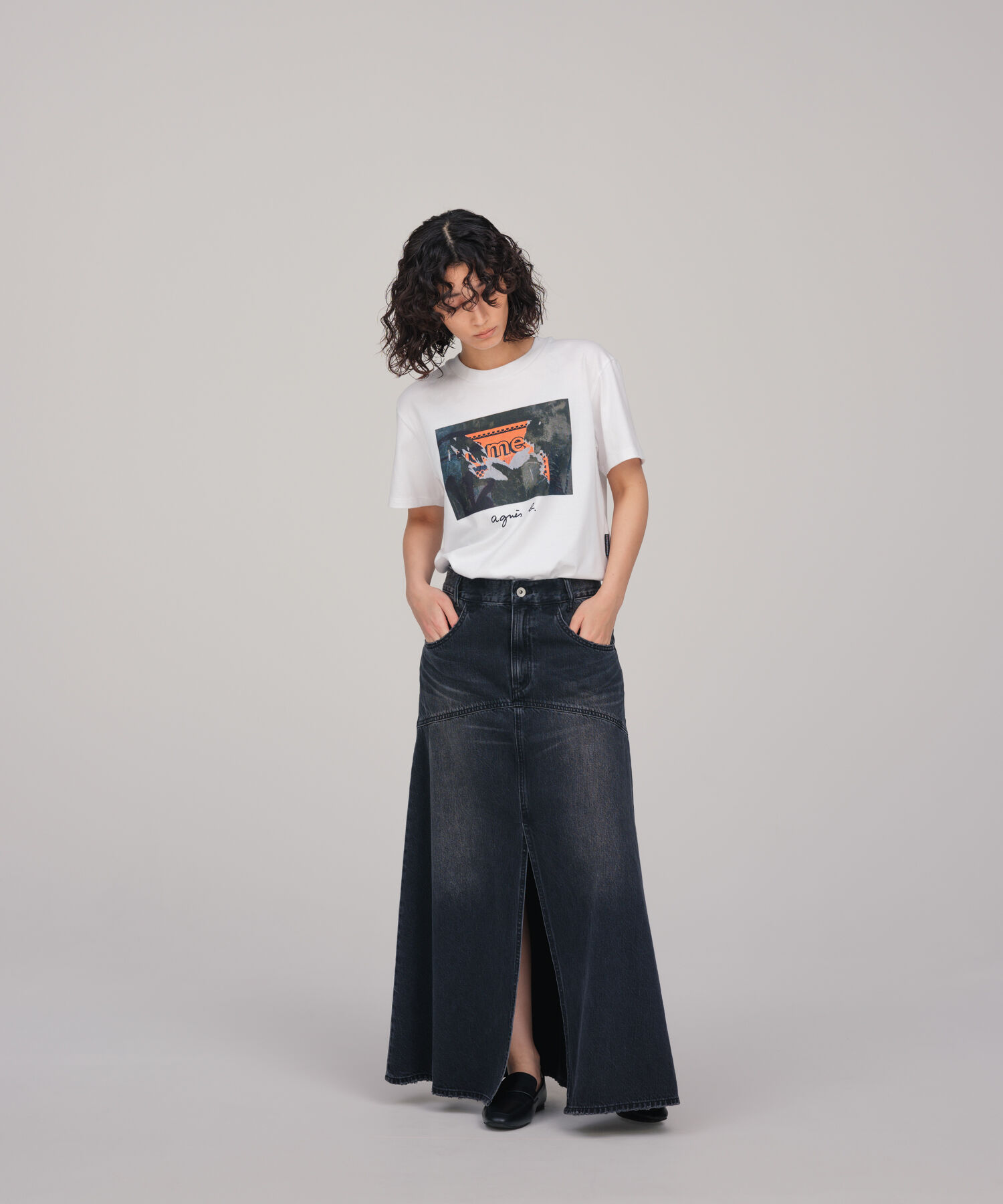 ADAM ET ROPE'「【agnes b. pour ADAM ET ROPE'】PHOTO TEE」|Tシャツ・カットソー|