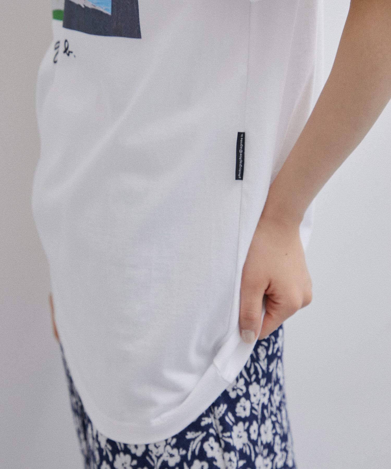 ADAM ET ROPE'「【agnes b. pour ADAM ET ROPE'】PHOTO TEE」|Tシャツ・カットソー|
