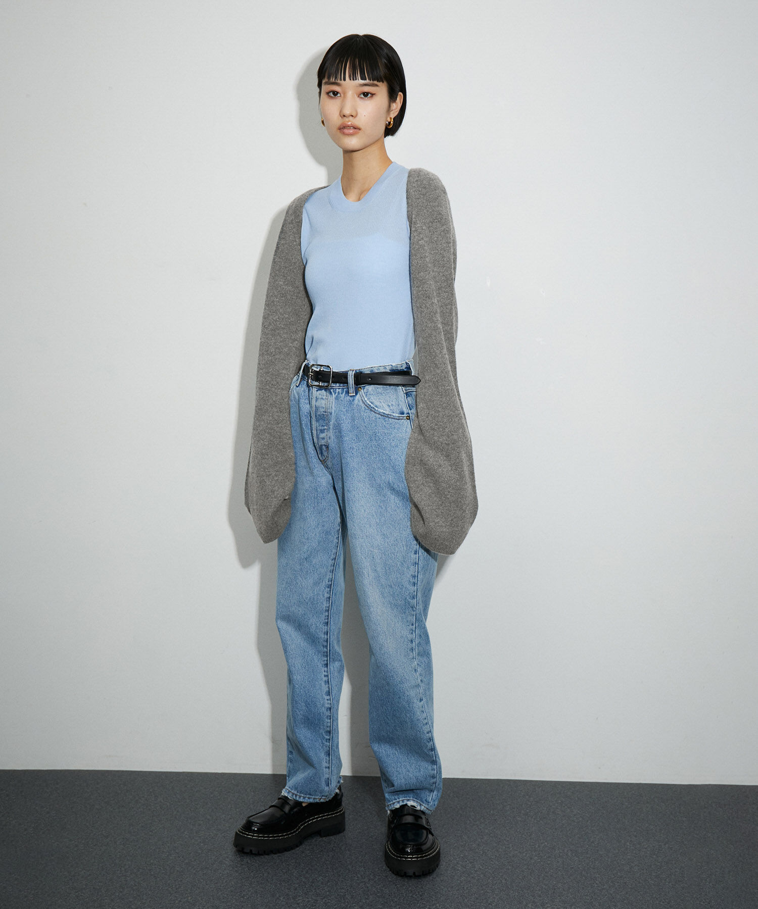 ADAM ET ROPE'「ウールカシミヤアームウォーマー」|手袋|