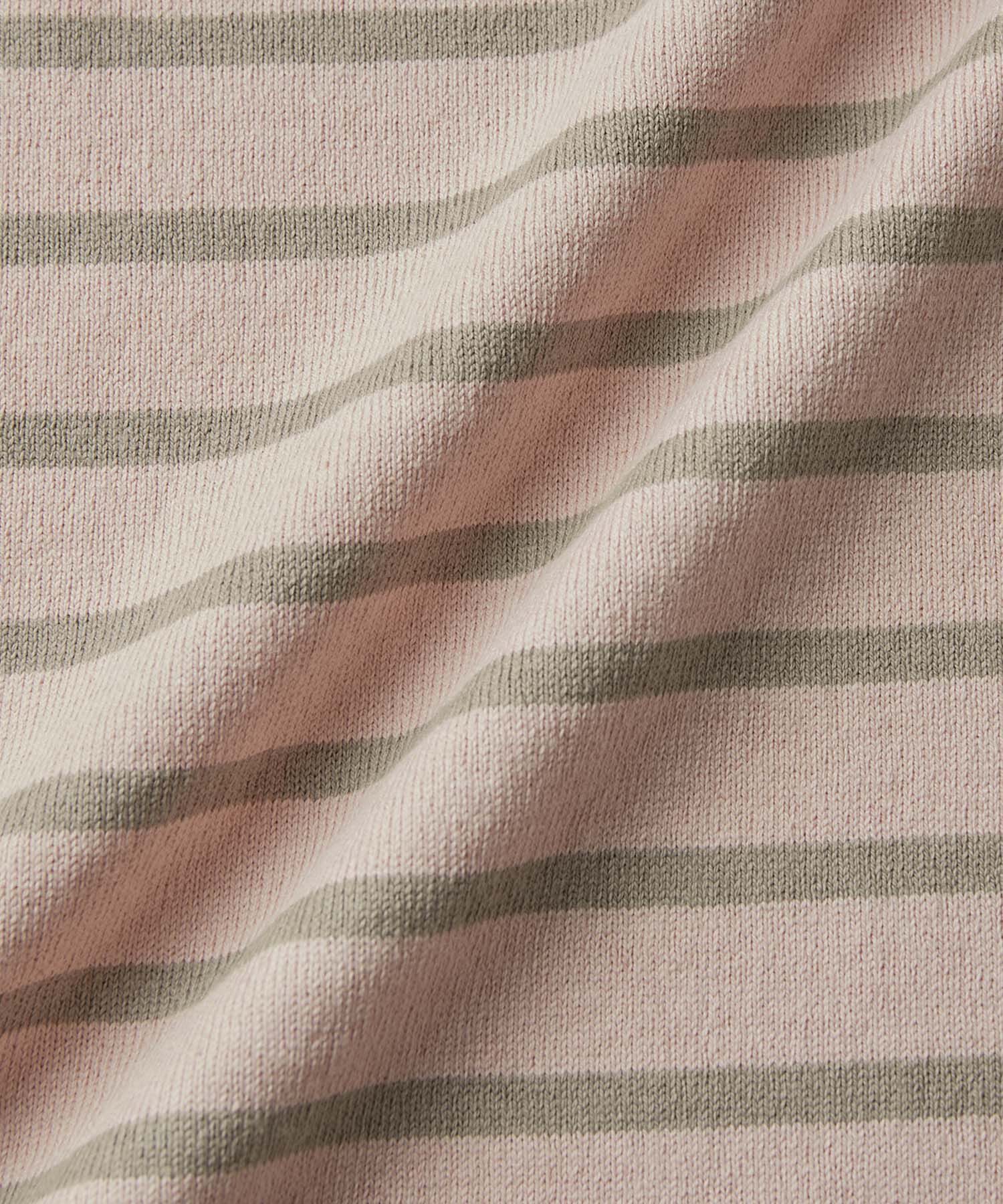 ADAM ET ROPE'「【WEB限定・一部公式サイト限定カラー】バスクボーダーカフスパールTEE」|Tシャツ・カットソー|