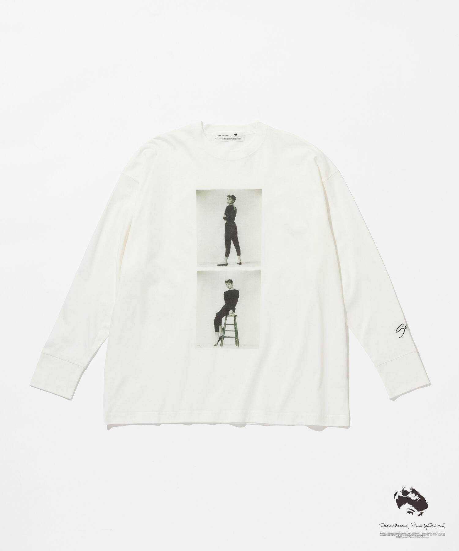 ADAM ET ROPE'「【AUDREY HEPBURN COLLECTION BY JUN】Long sleeve Tee」|Tシャツ・カットソー|