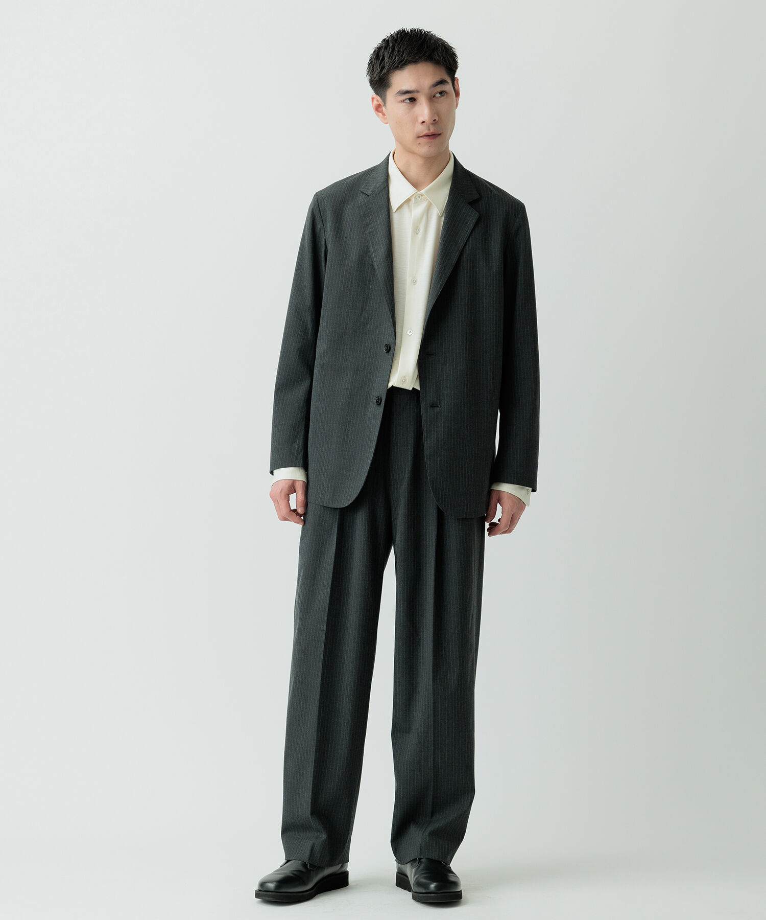 ADAM ET ROPE'「【Chambrer】リラックス テーラード イージー ジャケット / シーズンレス / セットアップ対応」|テーラードジャケット|