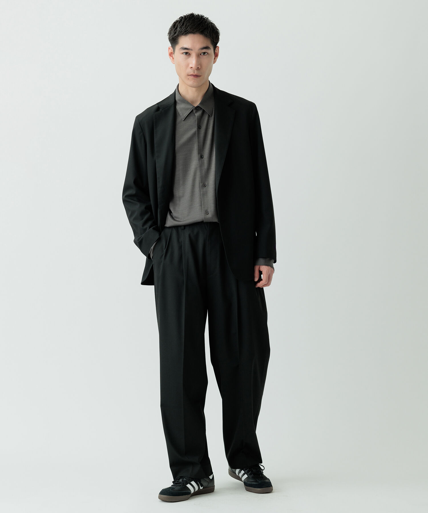 ADAM ET ROPE'「【Chambrer】リラックス テーラード イージー ジャケット / シーズンレス / セットアップ対応」|テーラードジャケット|