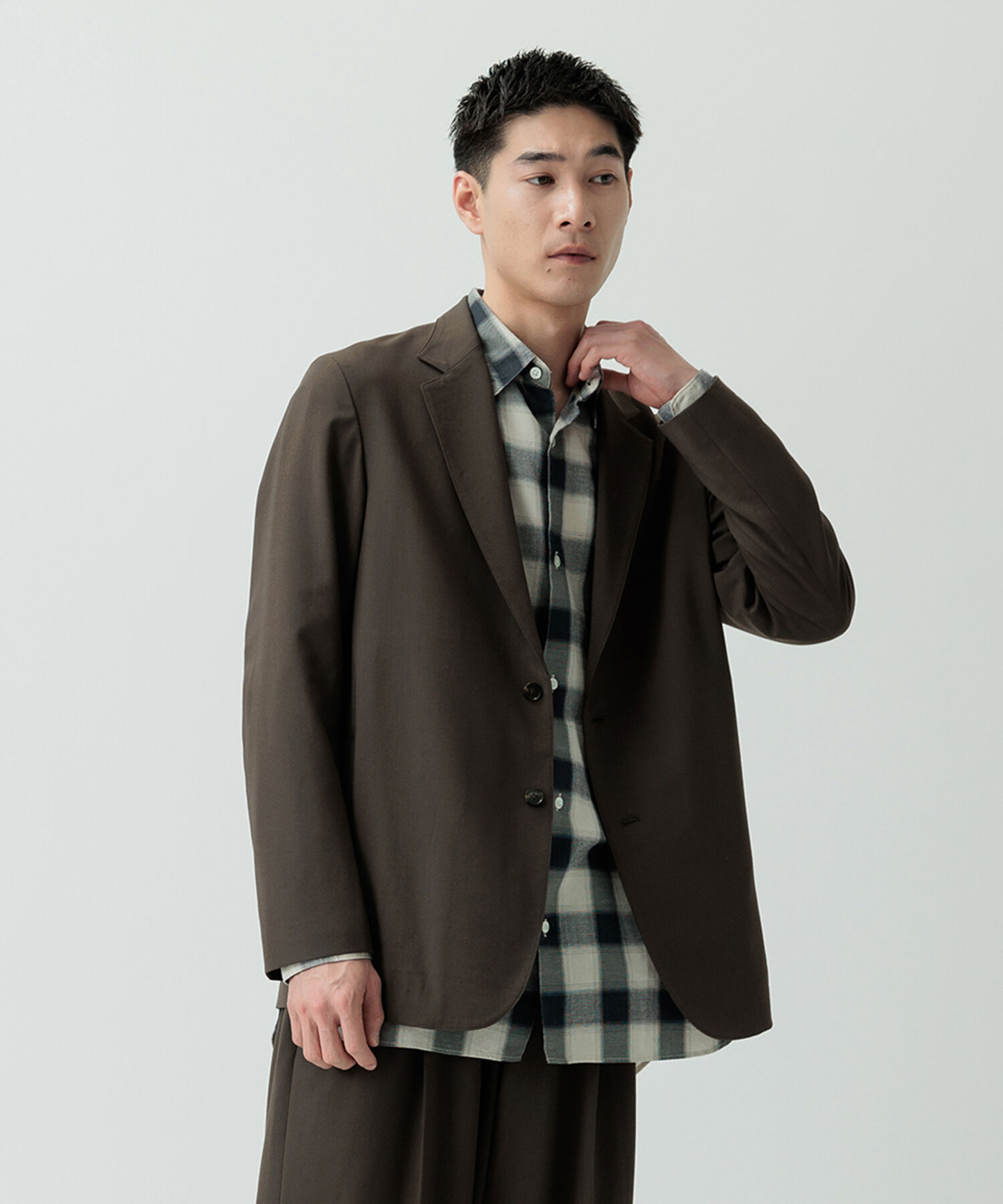 ADAM ET ROPE'「【Chambrer】リラックス テーラード イージー ジャケット / シーズンレス / セットアップ対応」|テーラードジャケット|