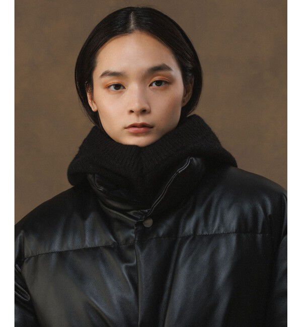 ADAM ET ROPE'「【ACT_31 Kuram】《AVIREX for ADAM ET ROPE'》LEATHER DOWN JACKET」|ダウン|