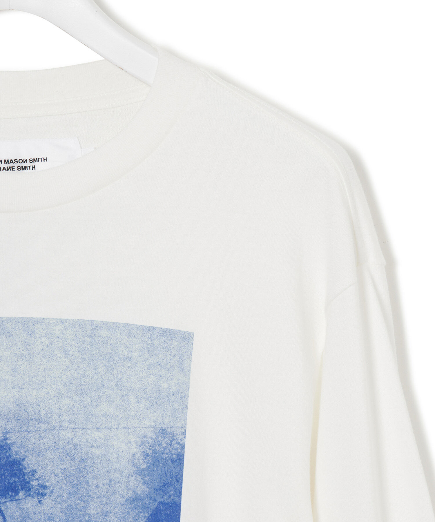 ADAM ET ROPE'「【JANE SMITH】TIM BARBER choke cherry / blue L/S T-SHIRT 」|Tシャツ・カットソー|