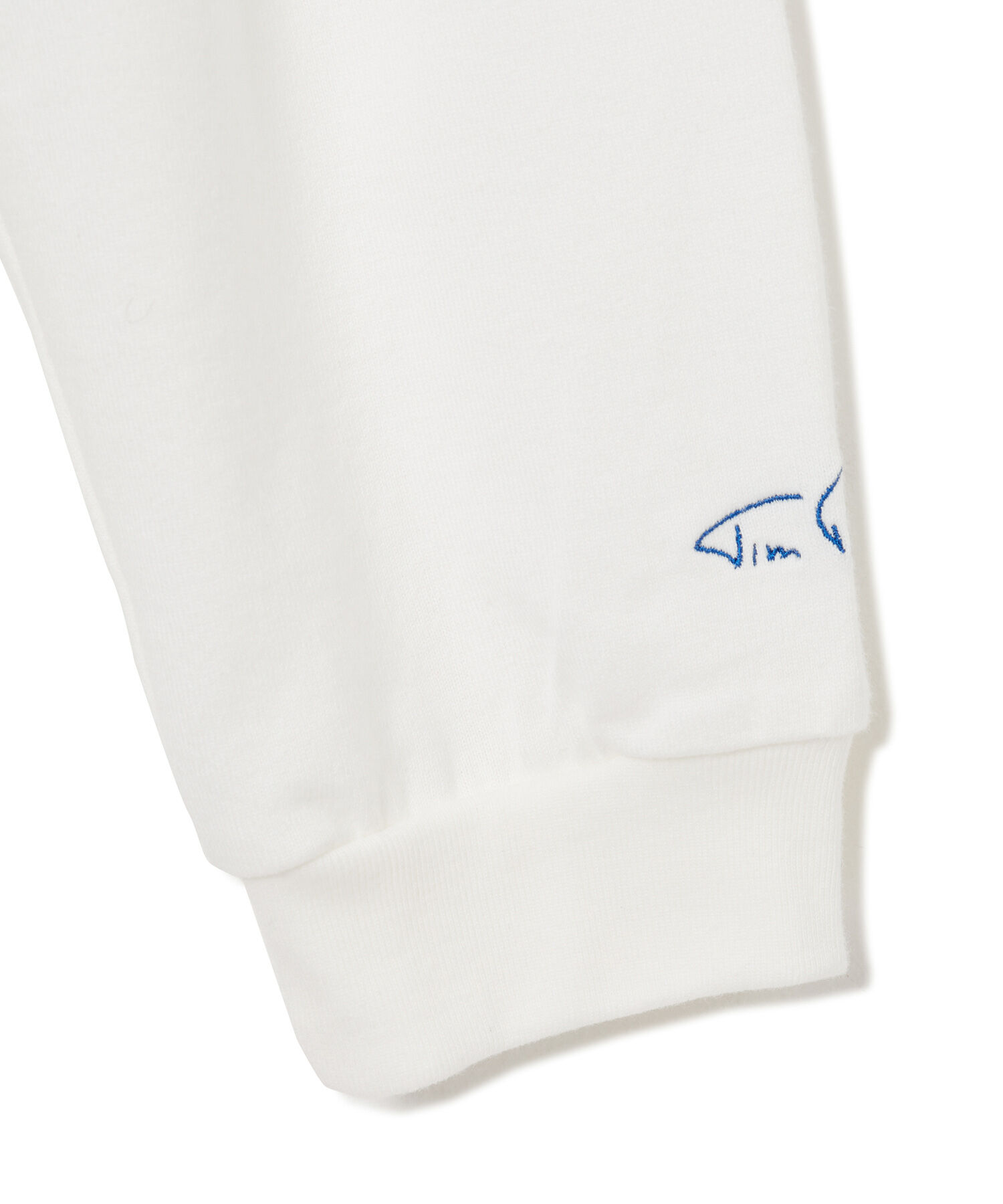 ADAM ET ROPE'「【JANE SMITH】TIM BARBER choke cherry / blue L/S T-SHIRT 」|Tシャツ・カットソー|