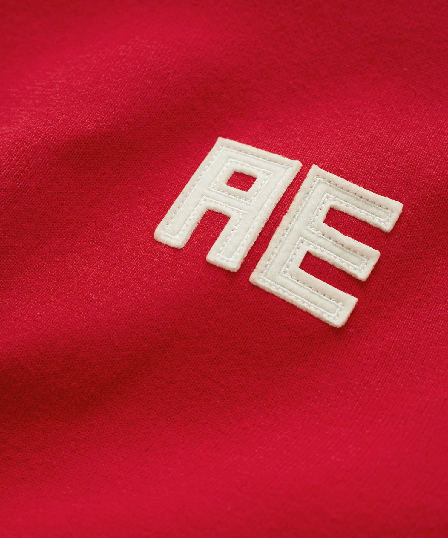 ADAM ET ROPE'「【サステナブル・洗える】フェルト刺しゅうニットプルオーバー」|ニット・セーター|