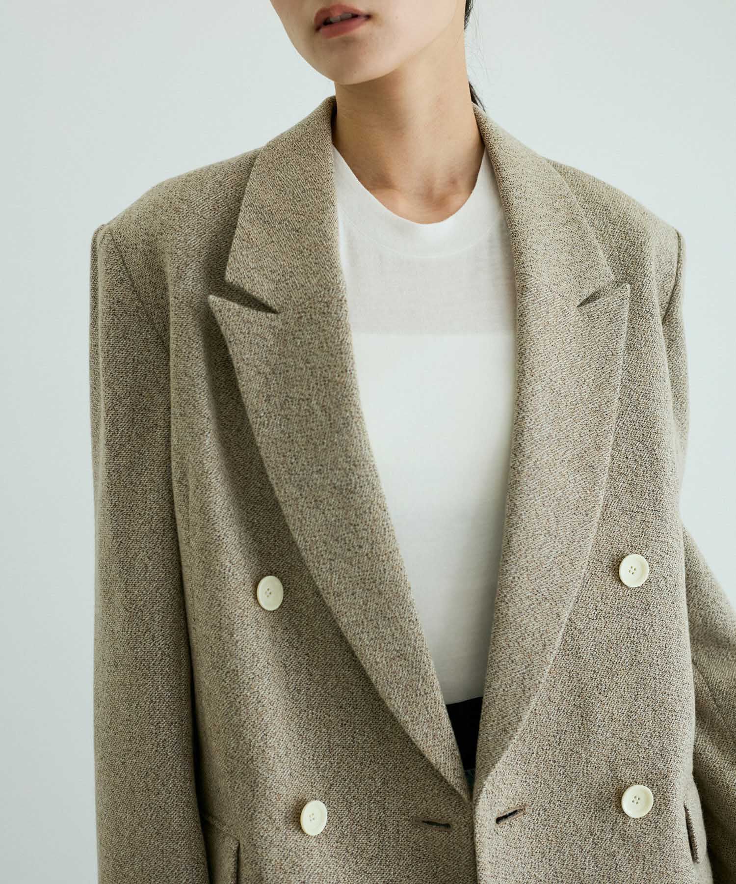 ADAM ET ROPE'「【洗える】ウール混ウォッシャブルベアロンT」|Tシャツ・カットソー|