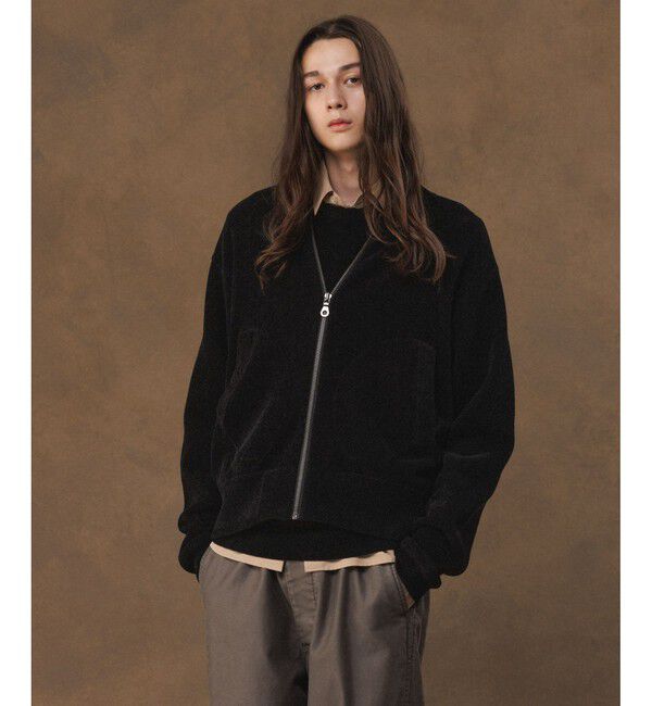 ADAM ET ROPE'「モールヤーン クルーネック ニットプルオーバー / ロングシーズン着用可能」|ニット・セーター|