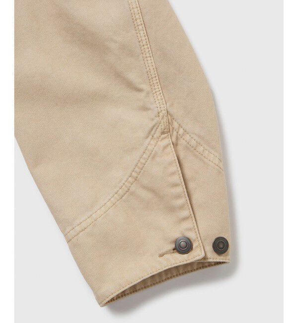 ADAM ET ROPE'「フェード ダック ショップコート」|ステンカラーコート|