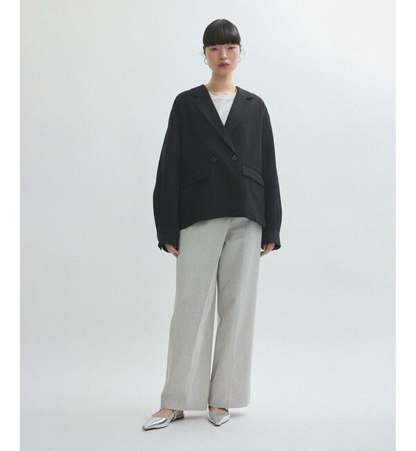 ADAM ET ROPE'「【サステナブル】ドロップショルダージャケット」|テーラードジャケット|