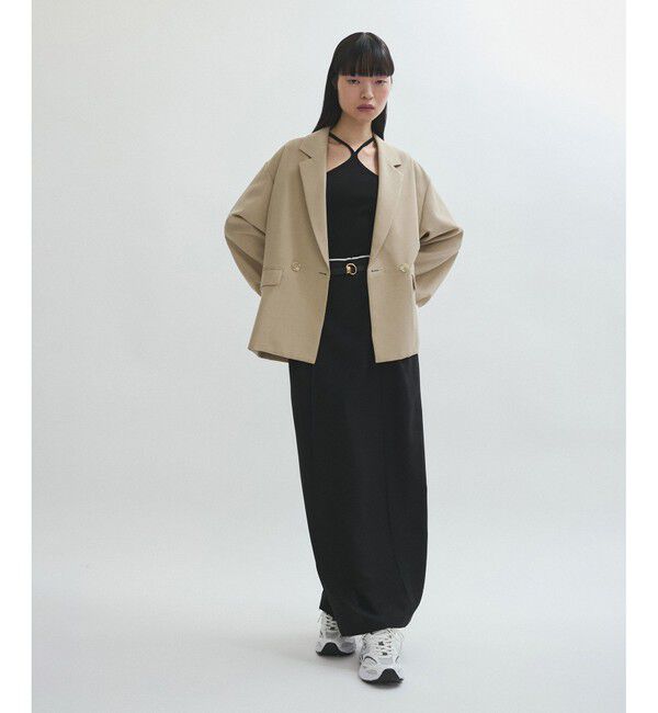 ADAM ET ROPE'「【サステナブル】ドロップショルダージャケット」|テーラードジャケット|