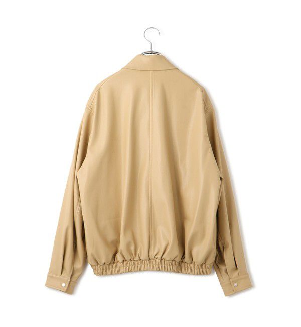 ADAM ET ROPE'「シンセティックレザーブルゾン」|ブルゾン・スタジャン|