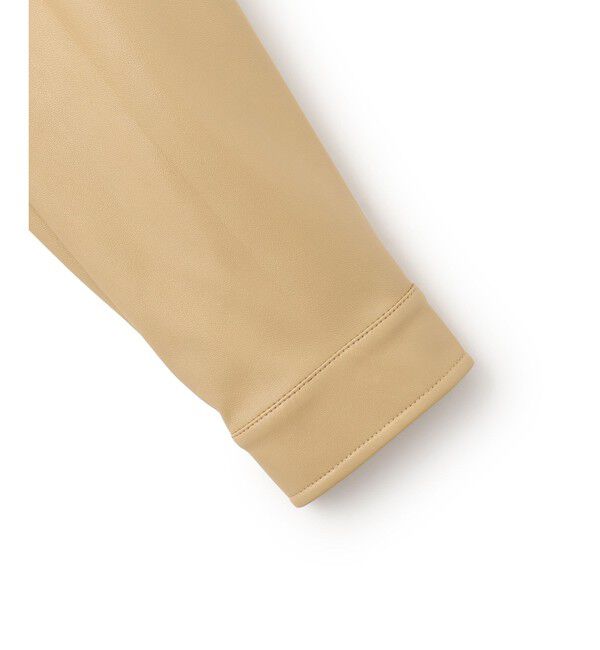 ADAM ET ROPE'「シンセティックレザーブルゾン」|ブルゾン・スタジャン|