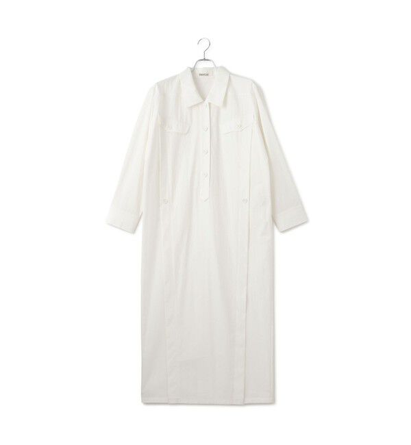 ADAM ET ROPE'「【EMOELLE】ミリタリーシャツワンピース」|ワンピース|