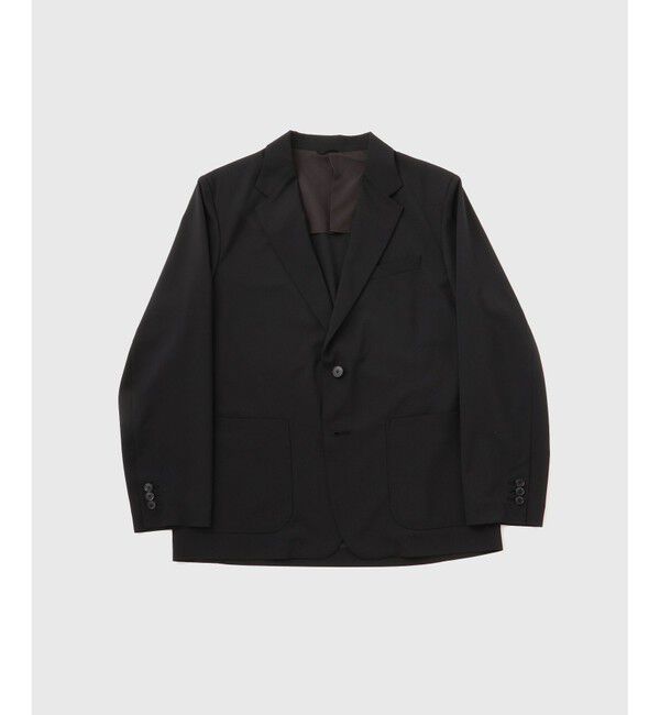 ADAM ET ROPE'「サマーウーステッド ボックスシルエット アンコンジャケット / セットアップ可能」|テーラードジャケット|