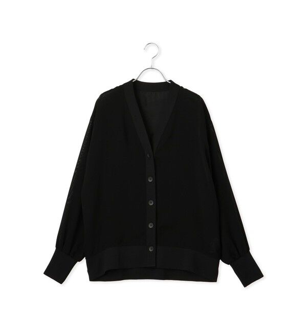 ADAM ET ROPE'「【接触冷感】ハイツイストボイルカーディガン」|カーディガン|