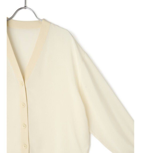 ADAM ET ROPE'「【接触冷感】ハイツイストボイルカーディガン」|カーディガン|