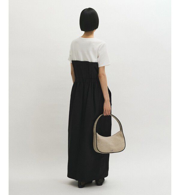 ADAM ET ROPE'「【サステナブル】撥水コンビワンピース」|ワンピース|