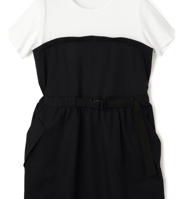 ADAM ET ROPE'「【サステナブル】撥水コンビワンピース」|ワンピース|