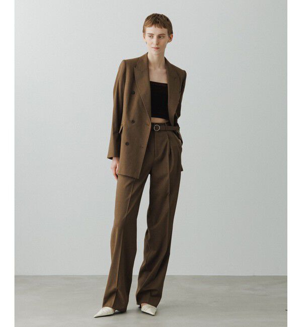 ADAM ET ROPE'「【EMOELLE】ボックスジャケット」|テーラードジャケット|