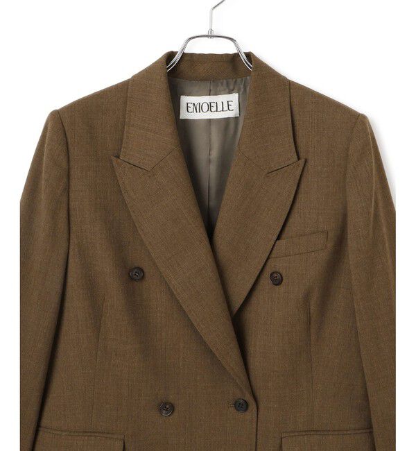 ADAM ET ROPE'「【EMOELLE】ボックスジャケット」|テーラードジャケット|