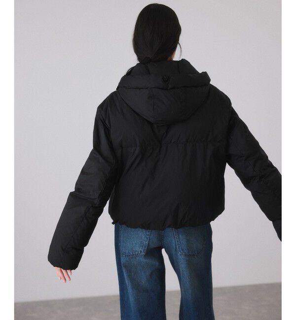 ADAM ET ROPE'「【サステナブル】2WAYフーディショートダウン/撥水」|ダウン|