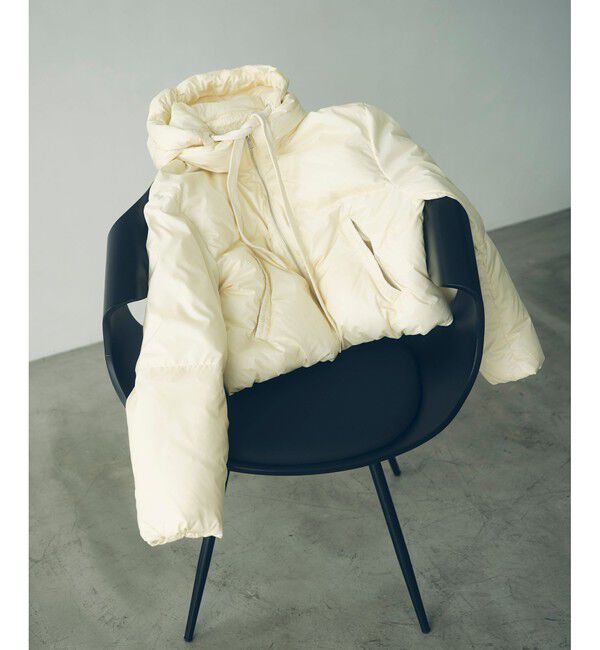 ADAM ET ROPE'「【サステナブル】2WAYフーディショートダウン/撥水」|ダウン|