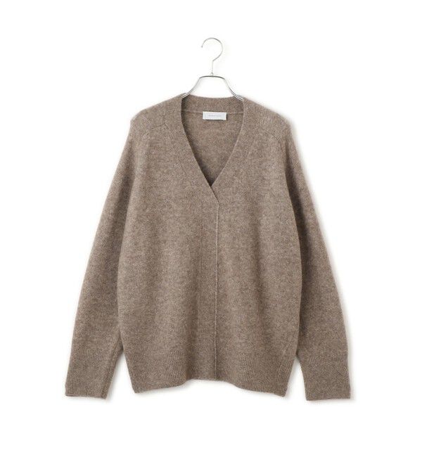 ADAM ET ROPE'「LINEAPIU ヤクMIX Vネックプルオーバー」|ニット・セーター|
