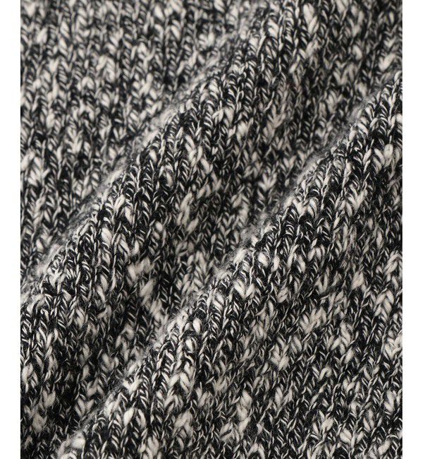 ADAM ET ROPE'「【サステナブル】カラーメランジパフスリーブカーディガン」|カーディガン|