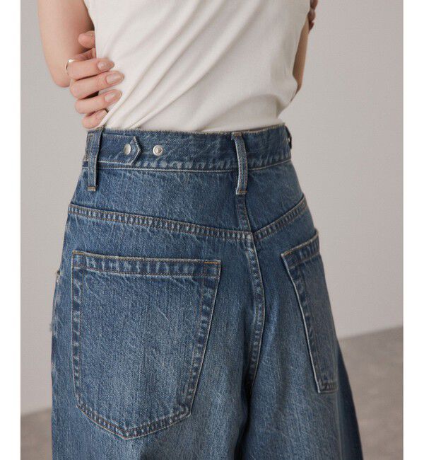 ADAM ET ROPE'「ターンナップアジャストデニム」|デニム|