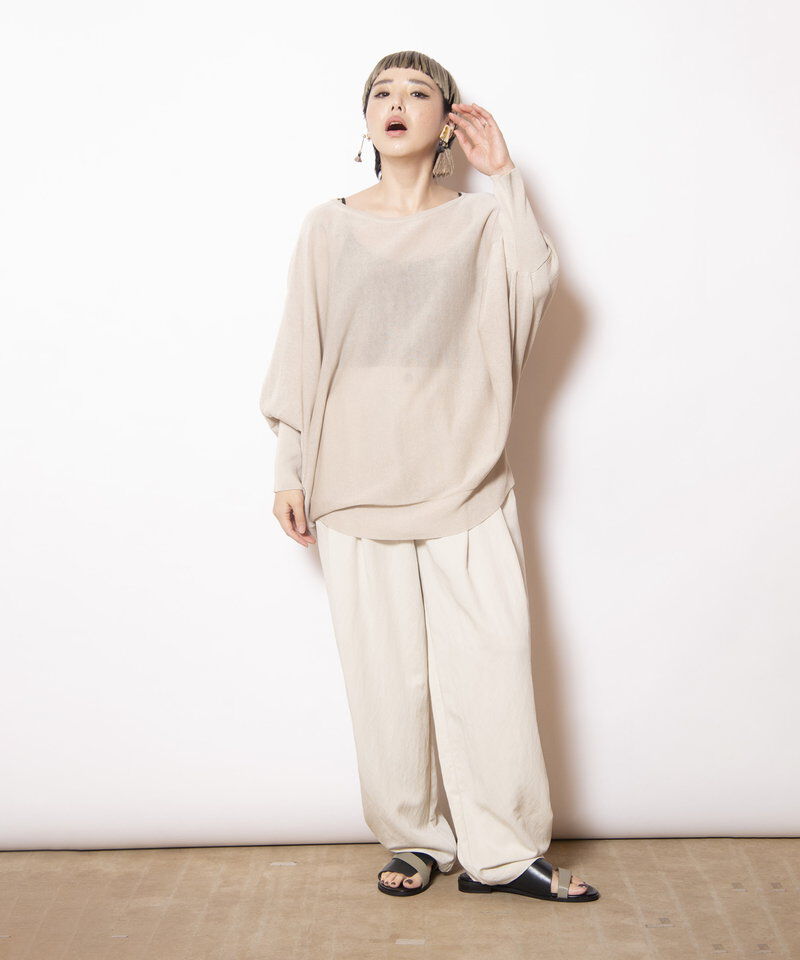  「ドルマンニットプルオーバー」|ニット・セーター|