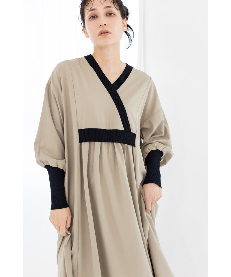  「切替ギャザーワンピース」|ワンピース|