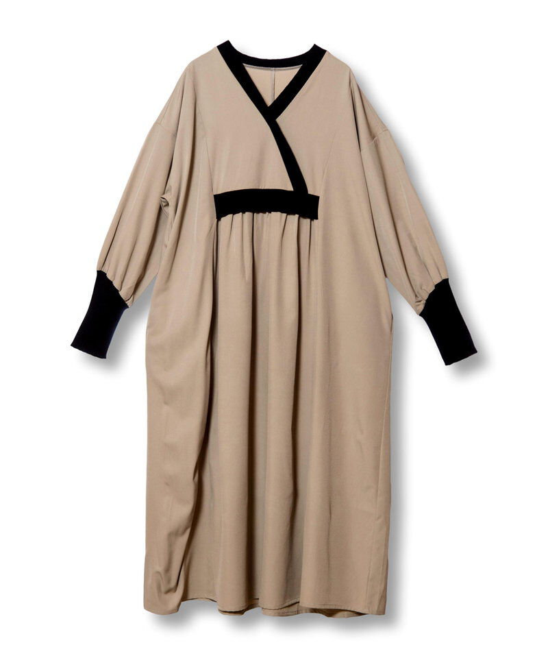  「切替ギャザーワンピース」|ワンピース|