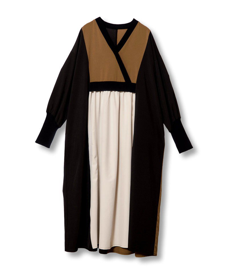  「切替ギャザーワンピース」|ワンピース|