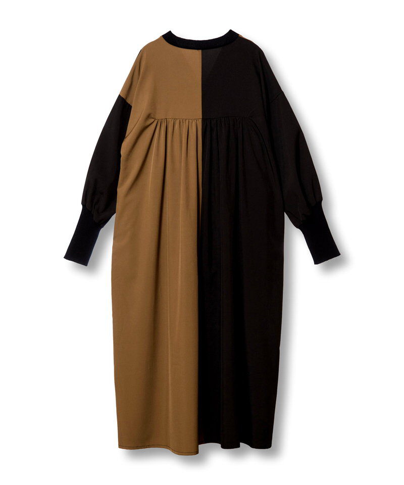  「切替ギャザーワンピース」|ワンピース|