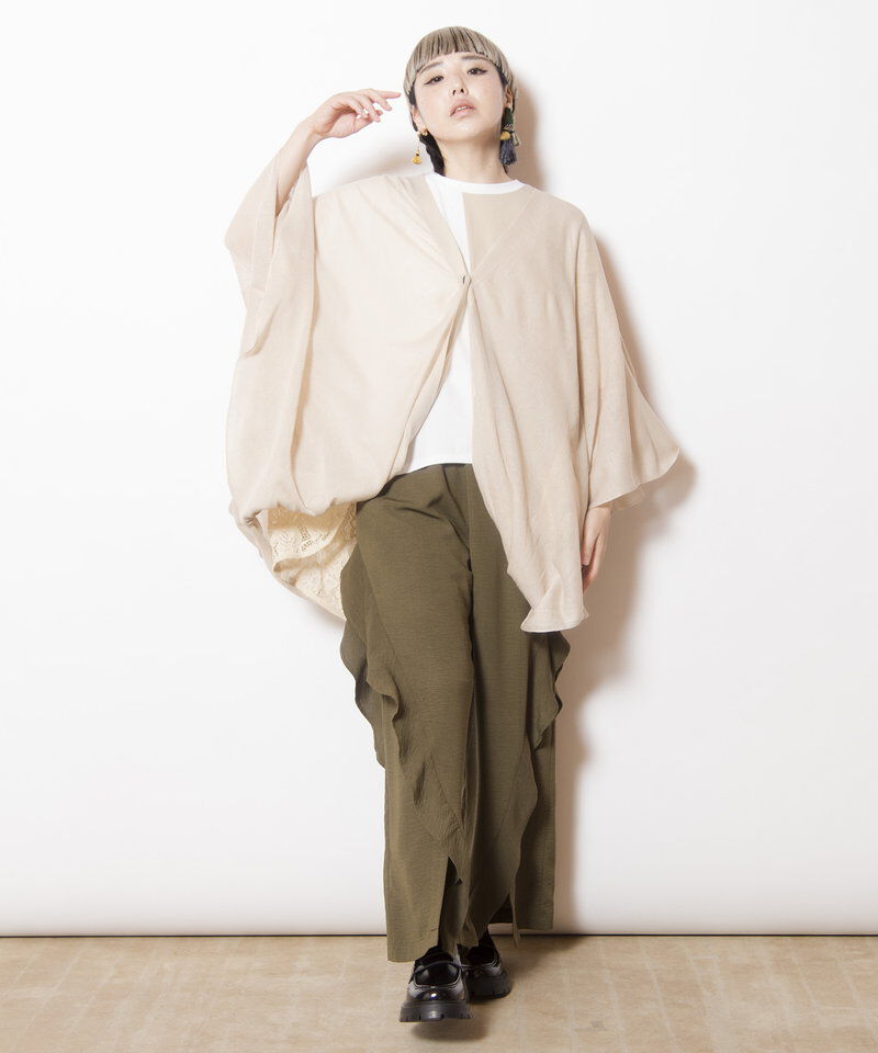  「ツイストニットボレロ」|カーディガン|