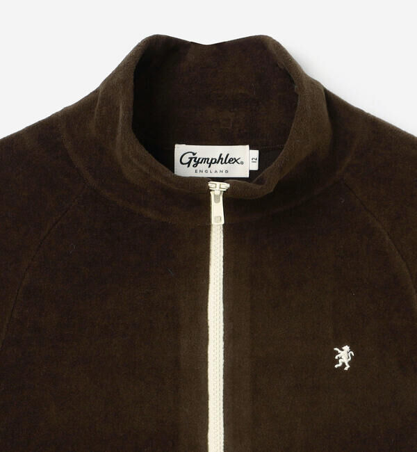 GYMPHLEX「Gymphlex | コットンベロア スタンドカラージップジャケット WOMEN」|スウェット・ジャージ|