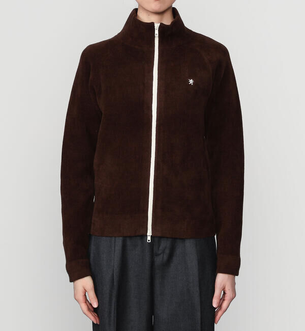 GYMPHLEX「Gymphlex | コットンベロア スタンドカラージップジャケット WOMEN」|スウェット・ジャージ|