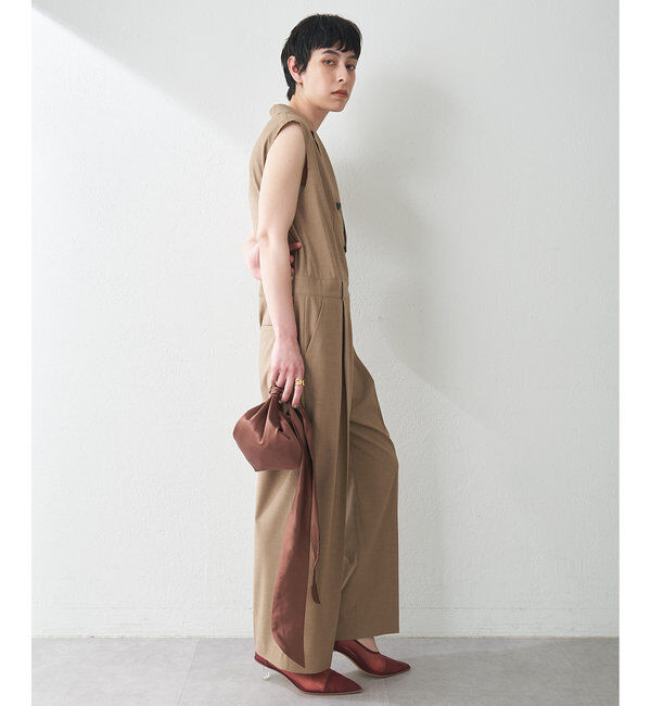  「【THE PAUSE】テーラーカラーノースリーブジャンプスーツ」|ワンピース|