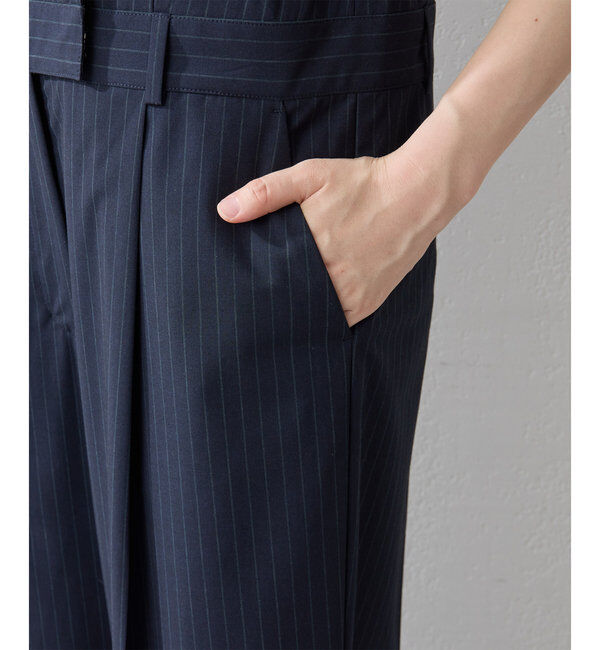  「【THE PAUSE】テーラーカラーノースリーブジャンプスーツ」|ワンピース|