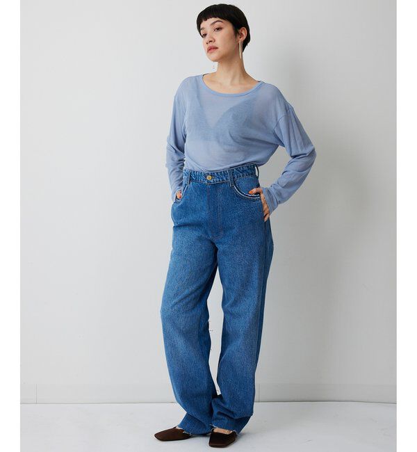  「【THE PAUSE】シアーフライスロンTEE」|Tシャツ・カットソー|